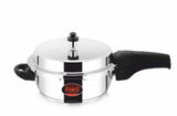 Rasoi Optra- Signature Stainless Steel Outer Lid Pan Pressure Cooker, Silver