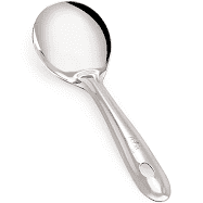 Rasoi Stainless Steel Serving/Cooking Plus Oval Spoon (No. 2)